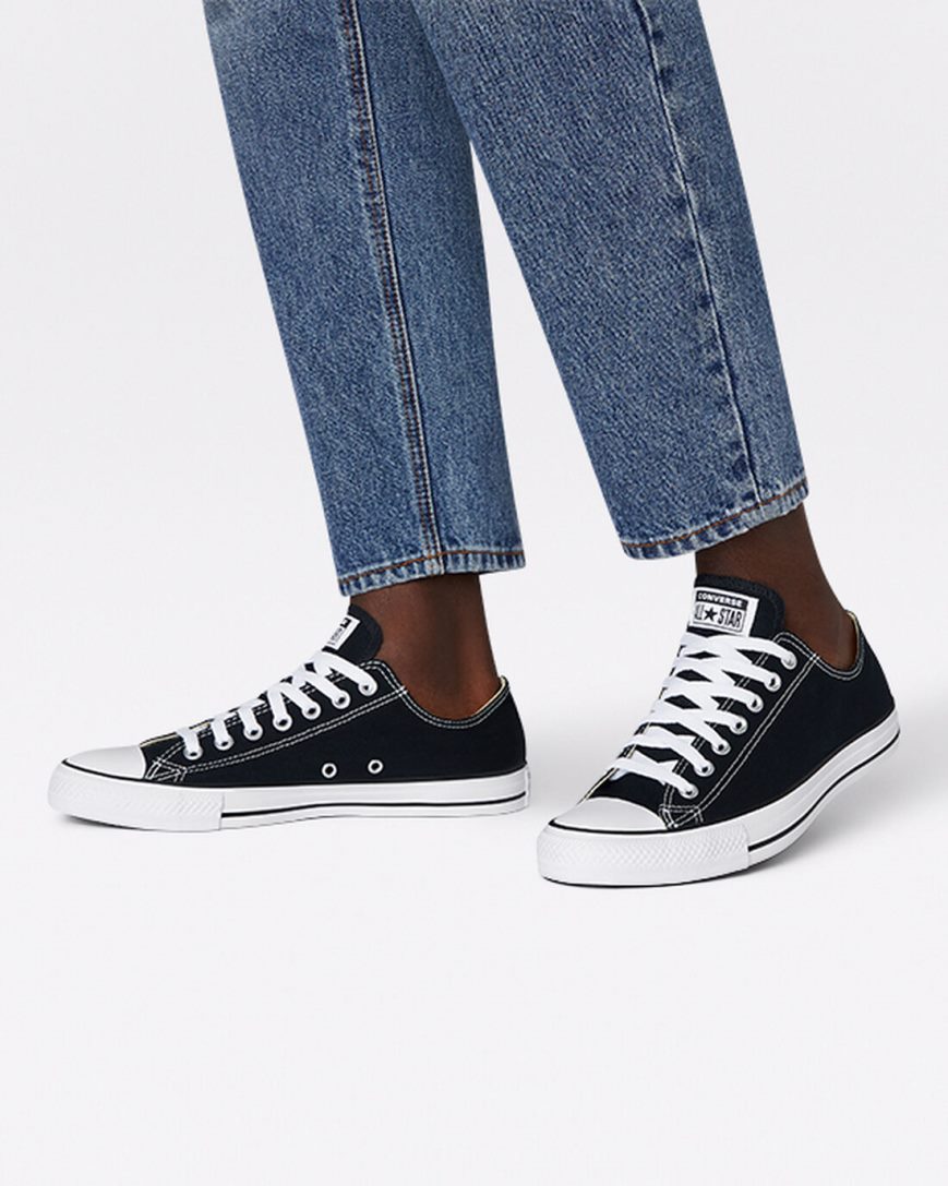 Men's Converse Chuck Taylor All Star Classic Low Top Shoes Black | AU 3E981I